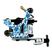 Blue and White Porcelain Classical Tattoo Machine Gun For Lining and Shading