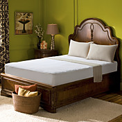 230T Dots Microfiber With Check Quilting at Back Mattress Pad