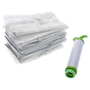 6 Vacuum Storage Bags with Pump Extra Value Set