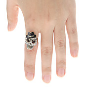 Estilo vintage Crossbones Billycock Anillo