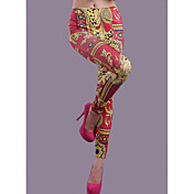 Women's Flower Contrast Color Legging