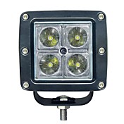 15W Square 4 LED Work Light
