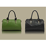 Women's Vintage PU Leather Contrast Kleur Schooltas / Crossbody Bag (33 * 15 * 19CM)