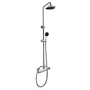 Moderne Wall Mount Termostatisk Dusj Blandebatteri med 8 Inch dusjhode og hånddusj (Chrome Finish)