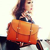 Kvinners Trendy Preppy stil Solid Color crossbody Bag