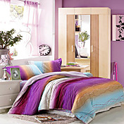 4PCS Gradual Change Wave Duvet Cover Set