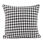 Moderno Preto & Branco Velvet fronha decorativa