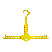 Portable and Colorful Magic Clothes Hanger for Travel (Random Color,6-Piece/Set)