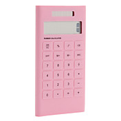 1 x Portable 10 dígitos Calculadora Dual Power Electronic con pantalla LCD 408 (colores aleatorios)