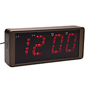 9 "de pared digital despertador calendario termómetro (bronce, 100-240v)