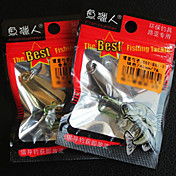 metallo cucchiai esca 42mm/7g naufragio pesca con esche artificiali 5pcs