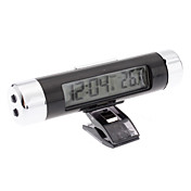 Digitale Backlight LCD Display Car Clock Thermometer mit Clip