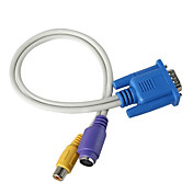 VGA naar S-video-kabel voor PC naar TV (20 cm)