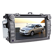 8 pulgadas de coches reproductor de DVD para Toyota Corolla (2007-2011) con GPS, Bluetooth, iPod, TV