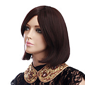 Capless Short Chestnut Brown High Quality Synthetic Hair Wigs