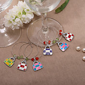 Charms Purse belles Vin forme - Ensemble de 6 pièces (Couleurs mélangées)