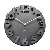 creativo parete 3d numero montato orologio analogico