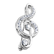 Mannen Rhinestone Decor Vintage Broche