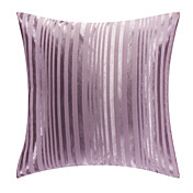 Clássico listrado roxo Poliéster fronha decorativa