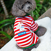 Little Reindeer Style Cotton Shirt with Pants for Dogs (XS-XL)