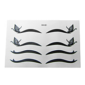 4 paires de charme Autocollants Cat Eye Eye-liner