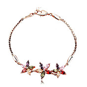 Gorgeous Alloy With Crystal/Cubic Zirconia Women's Bracelet(More Colors)