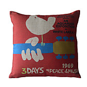 Music Cotton Decorative Pillow Cover
