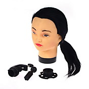 Hair Dressing Practice Mannequin Head Hair Cutting with Clamp
