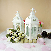 Simple Cut-out Iron Candle Lantern