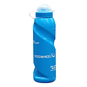 ROSWHEEL 700ml Ekstrudert plast vann flaske med Støvtett Cover 51398-BLU