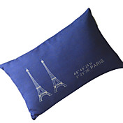 Paris Amor algodão / linho fronha decorativa