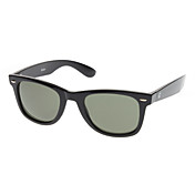 Oreka Dark Green Lens Black Frame datati occhiali da sole