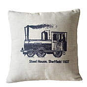 locomotiva algodão fronha decorativo