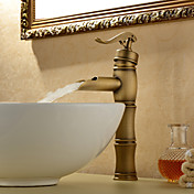 Centerset Antique Brass Bathroom Sink Faucet