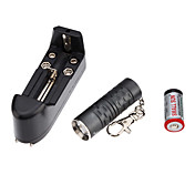 Small Sun ZY-F01 1-Mode Cree XP-G R5 LED Keychain Flashlight Set (5W, 280LM, 1x16340)