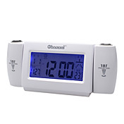 Digital Alarm Clock Calendar Thermometer Dual-Projectors (White, 3xAAA)