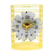 5 "Daisy Style Potlood Vaas Analoge Alarm Clock (1xButton batterij)