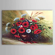 Mão Pintura a óleo pintado Natureza morta de flores 1303-SL0075