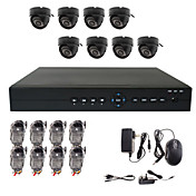 8-kanaals CCTV Home Security System met 8 Indoor Sony CCD Camera