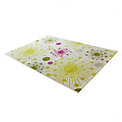 Abstracta moderna del polipropileno Floral Area Rug