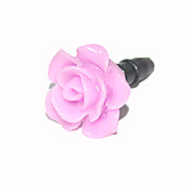Rose 3,5 mm plástico anti-polvo para auriculares Jack para iPhone y iPad