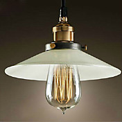 Naturaleza 60W inspirado techo modernas con pantalla Pure Metal Blanco