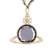 Gorgeous Alloy With Glass Women's Necklace (More Colors)