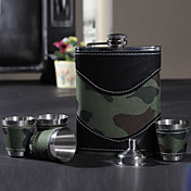 Camuflaje Diseño 8-oz frasco en caja de regalo (6 Piezas)