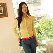 Women's Slim Shirt with Puff Sleeve