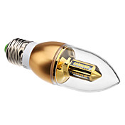 E27 4W 32x3014SMD 450LM 3000-3500K Warm White Light Golden Shell LED Candle Bulb (85-265V)