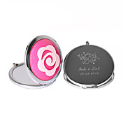 Personalized Chrome Mirror Favor With Acrylic Cover