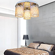 180W Modern Flush Mount Light with Glass Shade