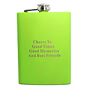 Personlig Malet 8-oz Flask (Flere farver)