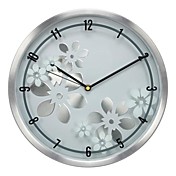 Floral Design Metalen Wandklok